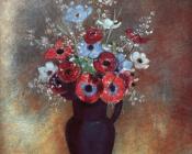 Amemones in a Jug - 奥蒂诺·雷东